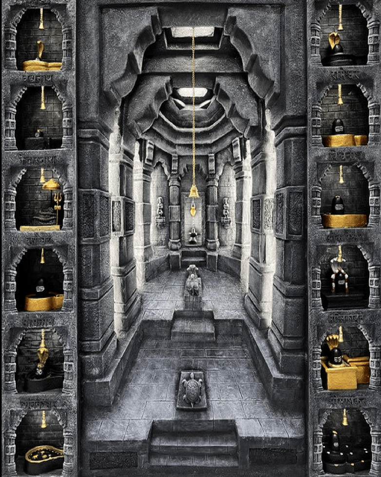Shiv Mandir with 12 Jyotirlings
