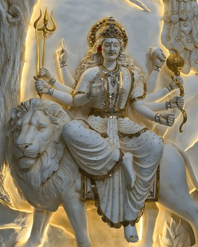 Durga Maa Mural