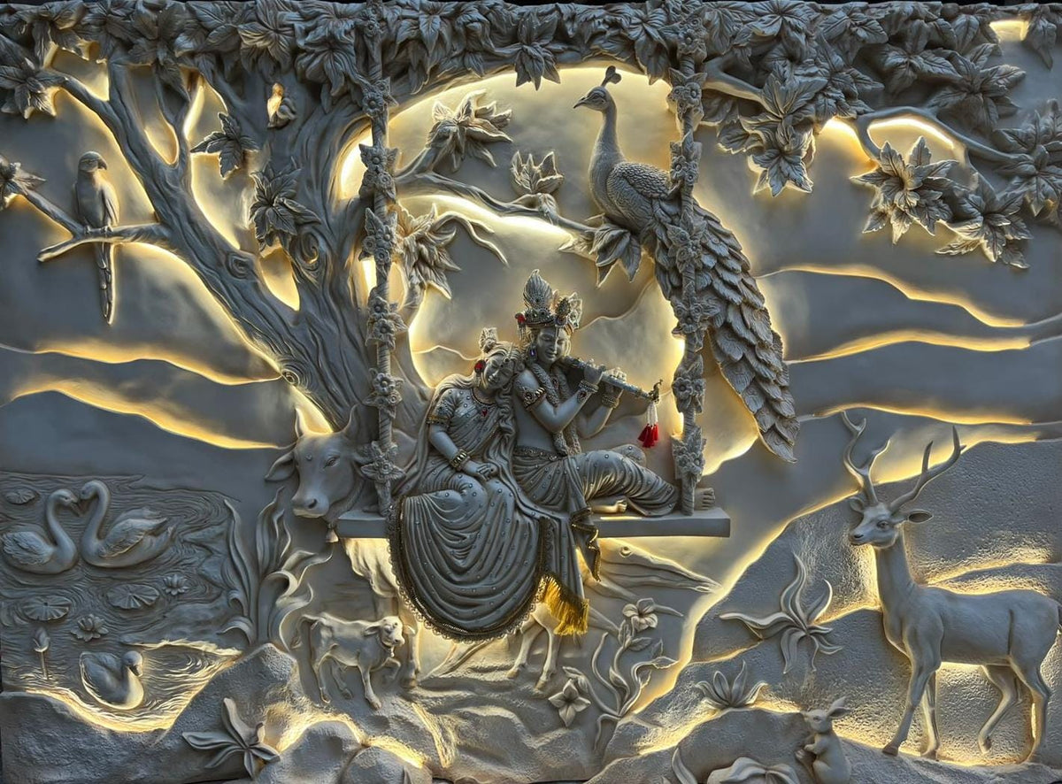 Radha Krishna Mural