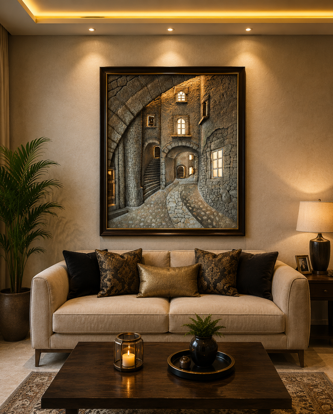 Candlelit Walkway